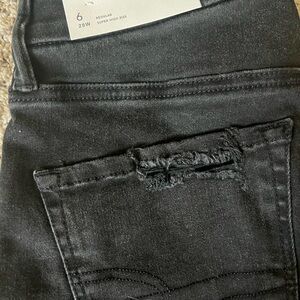 American Eagle Outfitters Black High Rise Jeans